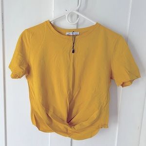 Yellow Zara Top